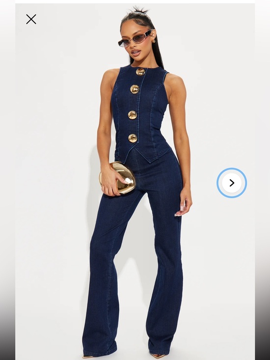 Fashion Nova Pants - Fashion nova Sonya Denim Indigo Jumpsuit